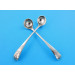 Admiralty pattern silver salt spoons London 1876 by Bingham