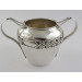 Arts Crafts silver sugar bowl by Sandheim Brothers