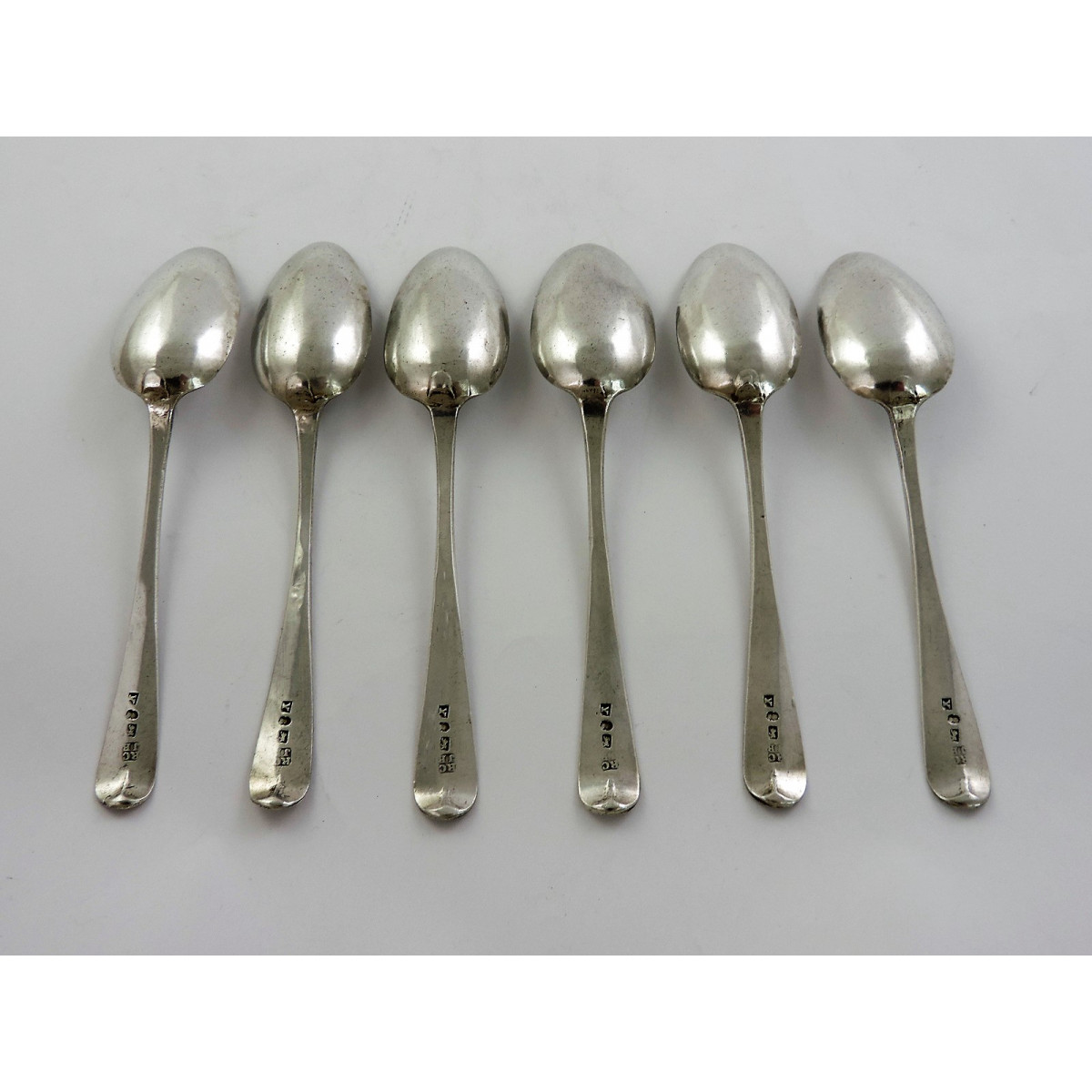 6 York-marked Teaspoons, 1810 » Antique Silver Spoons
