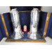 Enormous silver flagons Garrards George I