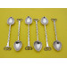 Hand made silver coffee spoons by Frederick Smythe Greenwood