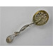 Naturalistic silver sugar sifter spoon by Hilliard Thomason 1880