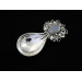 Omar Ramsden silver caddy spoon with chalcedony 1927