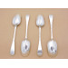 Queen Anne silver dessert spoons london 1706
