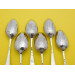 Set of silver galleon picture back teaspoons Georgian