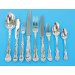 Victoria Pattern canteen of antique silver cutlery