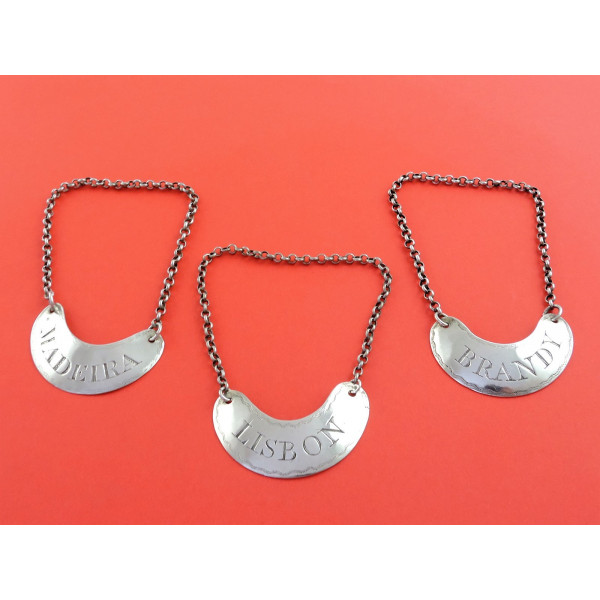 scottish provincial silver wine labels perth by william ritchie
