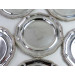 set of silver dinner plates london 1840 by richard sibley